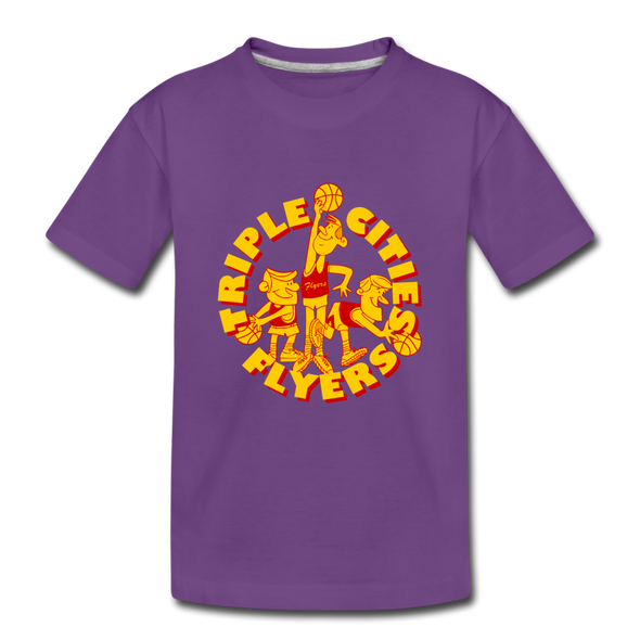 Triple Cities Flyers T-Shirt (Youth) - purple