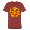 Triple Cities Flyers T-Shirt (Tri-Blend Super Light) - heather cranberry
