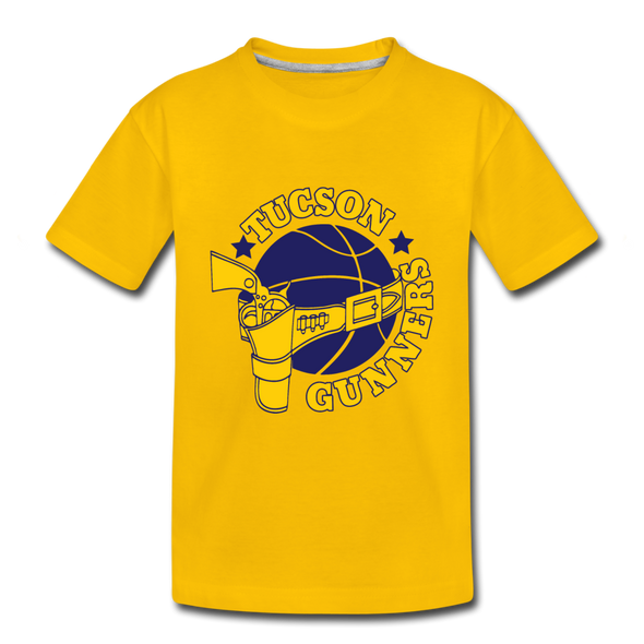 Tucson Gunners T-Shirt (Youth) - sun yellow