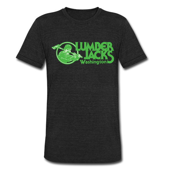 Washington Lumberjacks T-Shirt (Tri-Blend Super Light) - heather black