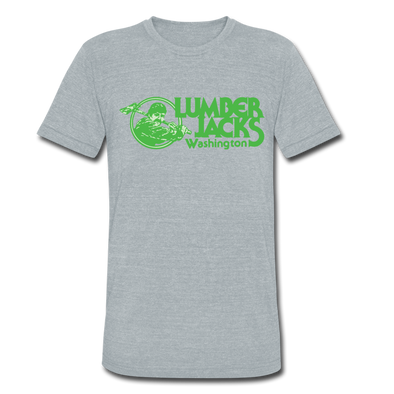 Washington Lumberjacks T-Shirt (Tri-Blend Super Light) - heather gray