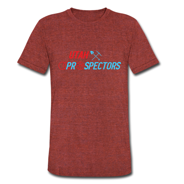 Utah Prospectors T-Shirt (Tri-Blend Super Light) - heather cranberry