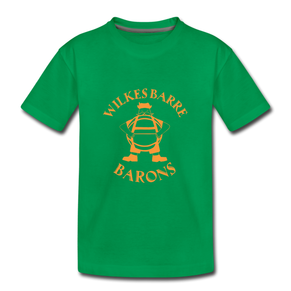 Wilkes Barre Barons T-Shirt (Youth) - kelly green