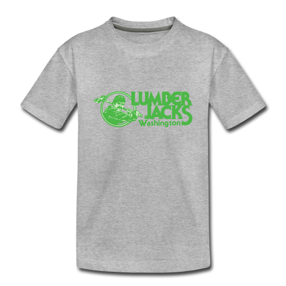 Washington Lumberjacks T-Shirt (Youth) - heather gray