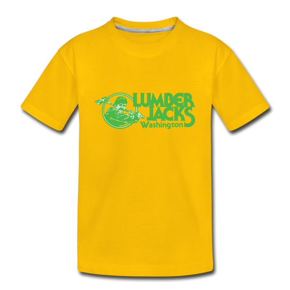 Washington Lumberjacks T-Shirt (Youth) - sun yellow