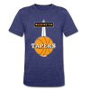 Washington Tapers T-Shirt (Tri-Blend Super Light) - heather indigo