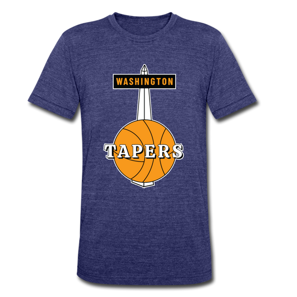 Washington Tapers T-Shirt (Tri-Blend Super Light) - heather indigo
