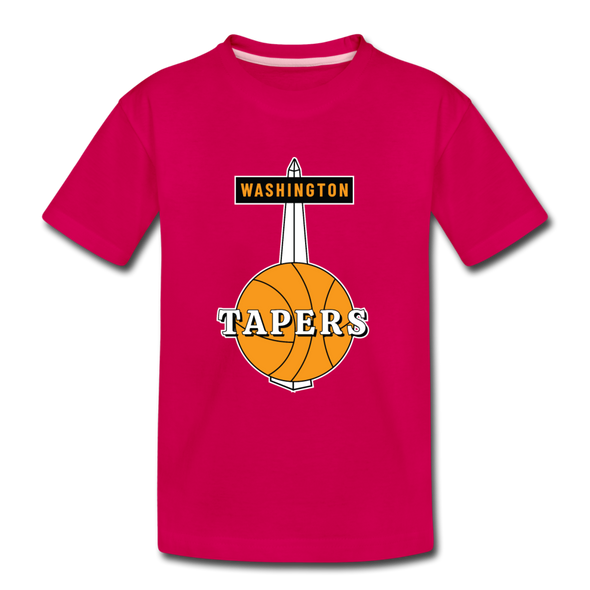 Washington Tapers T-Shirt (Youth) - dark pink