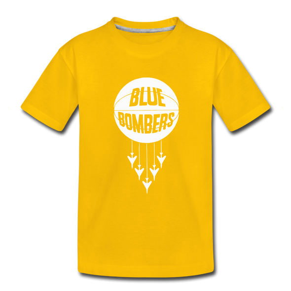 Wilmington Blue Bombers T-Shirt (Youth) - sun yellow