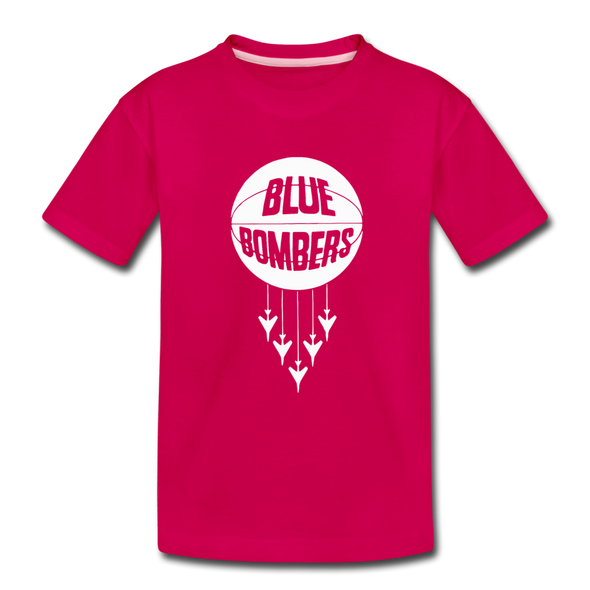 Wilmington Blue Bombers T-Shirt (Youth) - dark pink