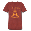 Wilkes Barre Barons T-Shirt (Tri-Blend Super Light) - heather cranberry