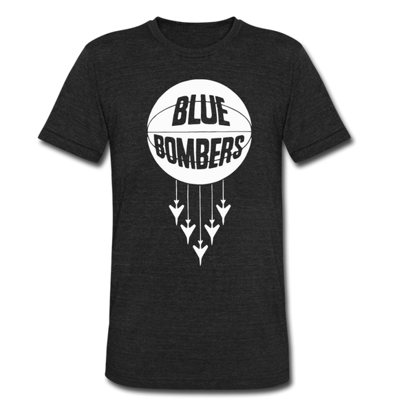 Wilmington Blue Bombers T-Shirt (Tri-Blend Super Light) - heather black