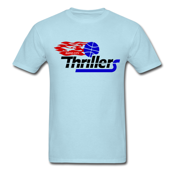 Rapid City Thrillers Flame T-Shirt - powder blue