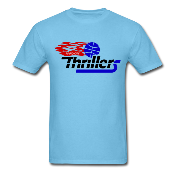 Rapid City Thrillers Flame T-Shirt - aquatic blue