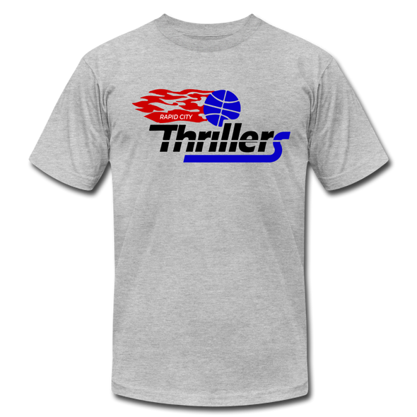 Rapid City Thrillers Flame T-Shirt (Premium Lightweight) - heather gray