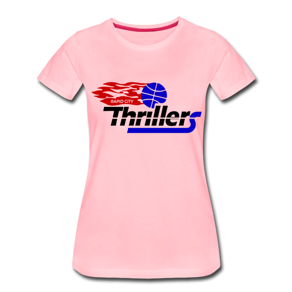 Rapid City Thrillers Flame Women’s T-Shirt - pink