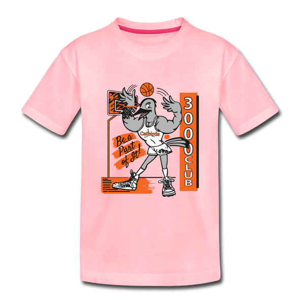 La Crosse Catbirds 3000 Club T-Shirt (Youth) - pink