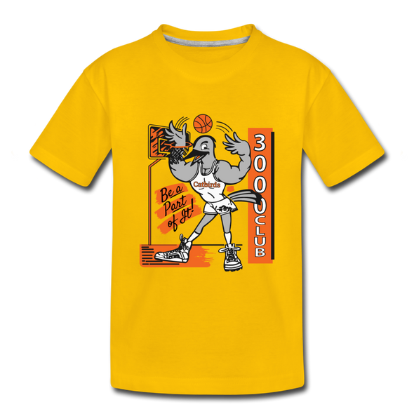 La Crosse Catbirds 3000 Club T-Shirt (Youth) - sun yellow
