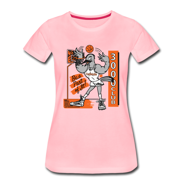 La Crosse Catbirds 3000 Club Women’s T-Shirt - pink