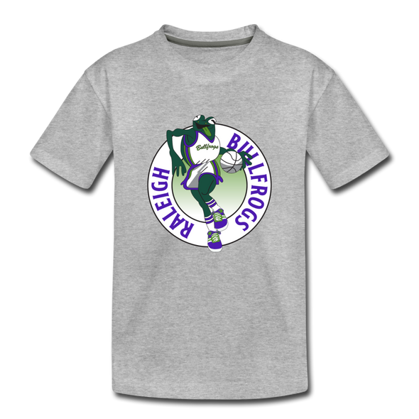 Raleigh Bullfrogs T-Shirt (Youth) - heather gray