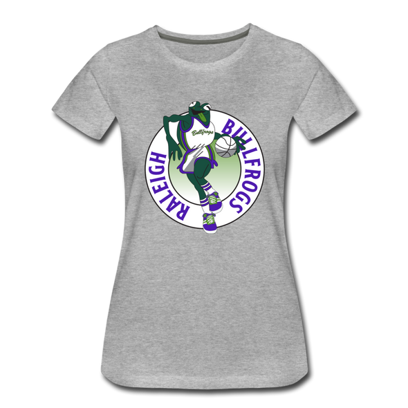 Raleigh Bullfrogs Women's T-Shirt - heather gray