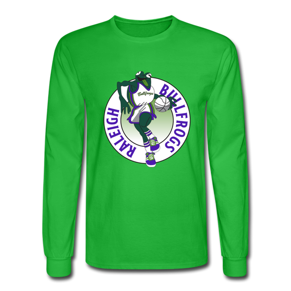 Raleigh Bullfrogs Long Sleeve T-Shirt - bright green