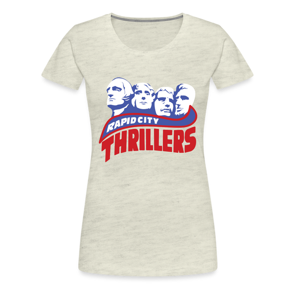Rapid City Thrillers Women’s T-Shirt - heather oatmeal