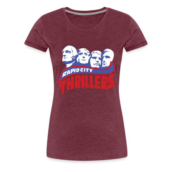 Rapid City Thrillers Women’s T-Shirt - heather burgundy